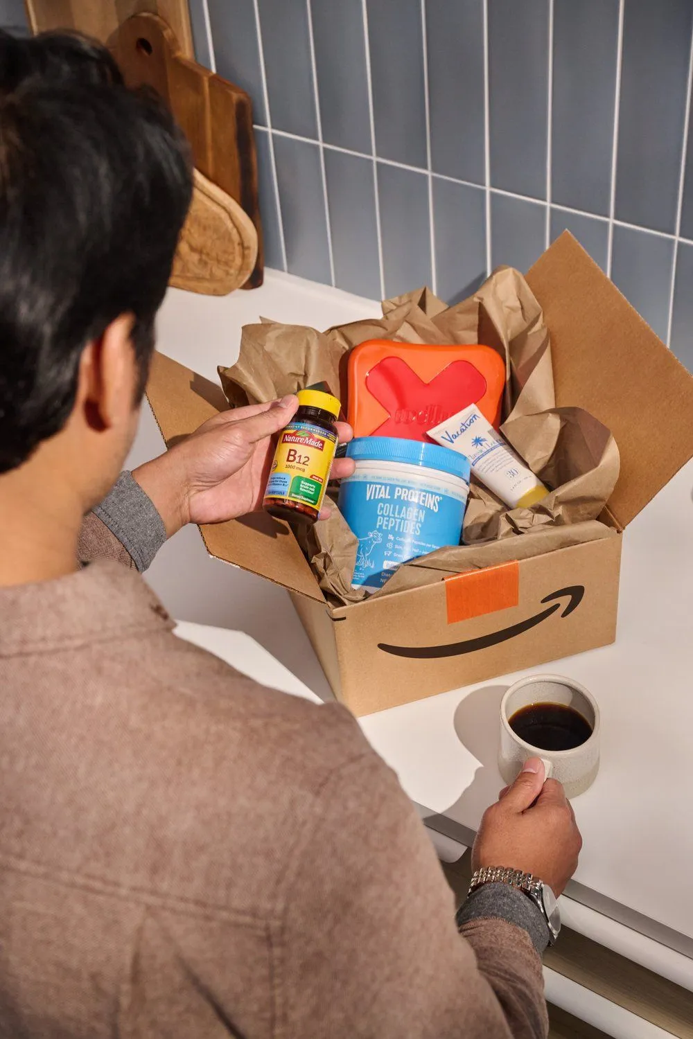 Content creator unboxing products for a brand gifting collaboration